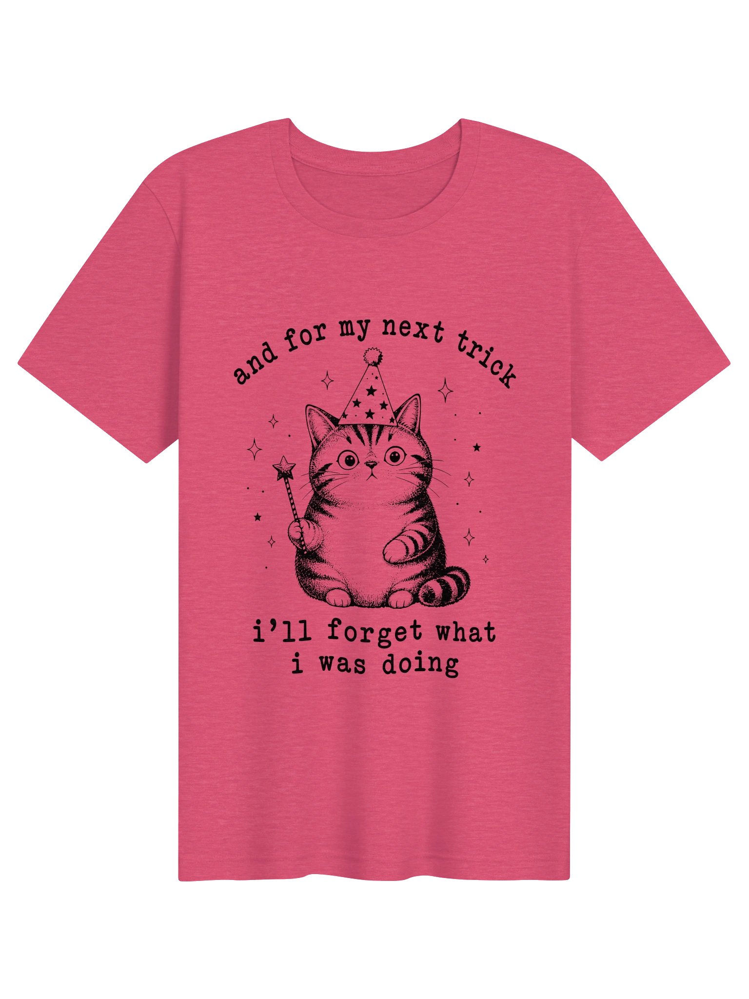 Forgetful Cat Tricks Tee product image (1)