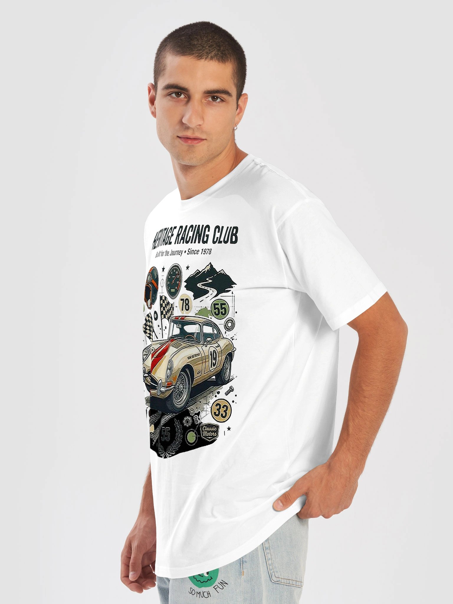 Heritage Racing Club Graphic Tee | Vintage Motorsport Streetwear product image (7)