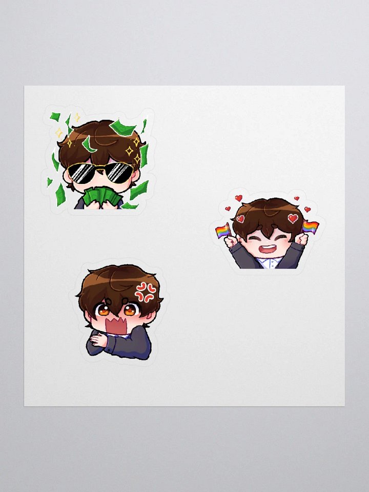 BK Twitch Emote Kiss Cut Stickers product image (1)