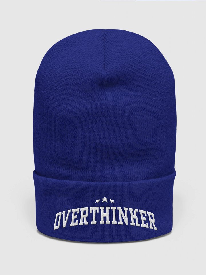 Overthinker (Yupoong Cuffed Beanie) product image (3)