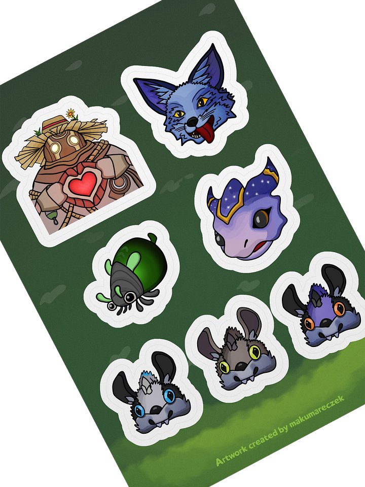 Palia Emotes Set - Kiss Cut Sticker Sheet product image (2)