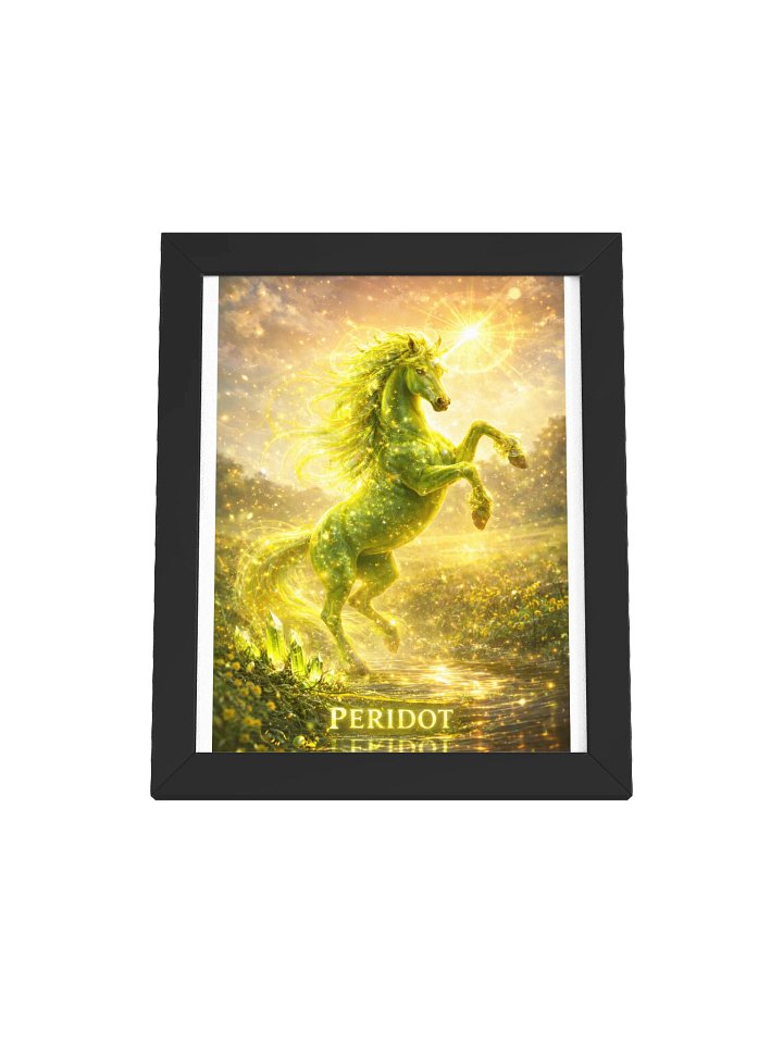 Peridot Unicorn Framed Poster product image (97)