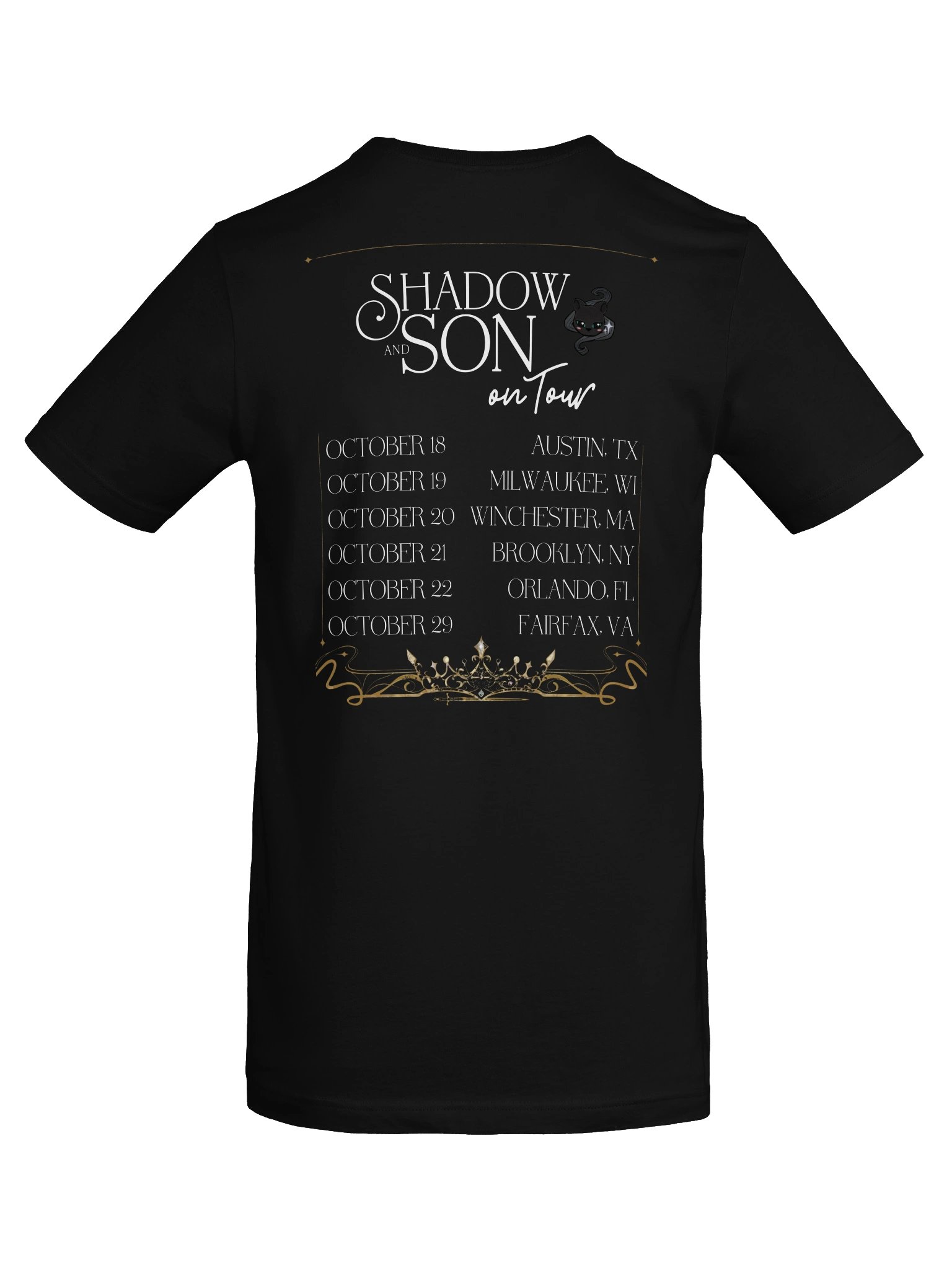 Shadow and Son Book Tour Supersoft Tee: Elyria product image (4)