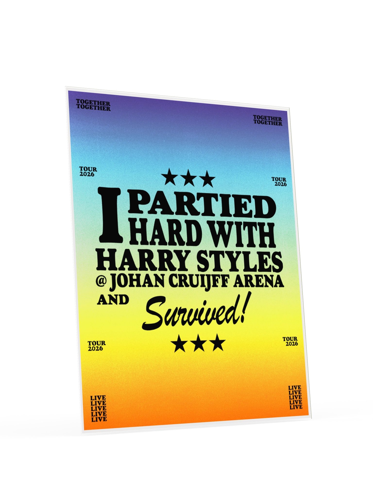 Partied Hard Amsterdam Poster product image (4)