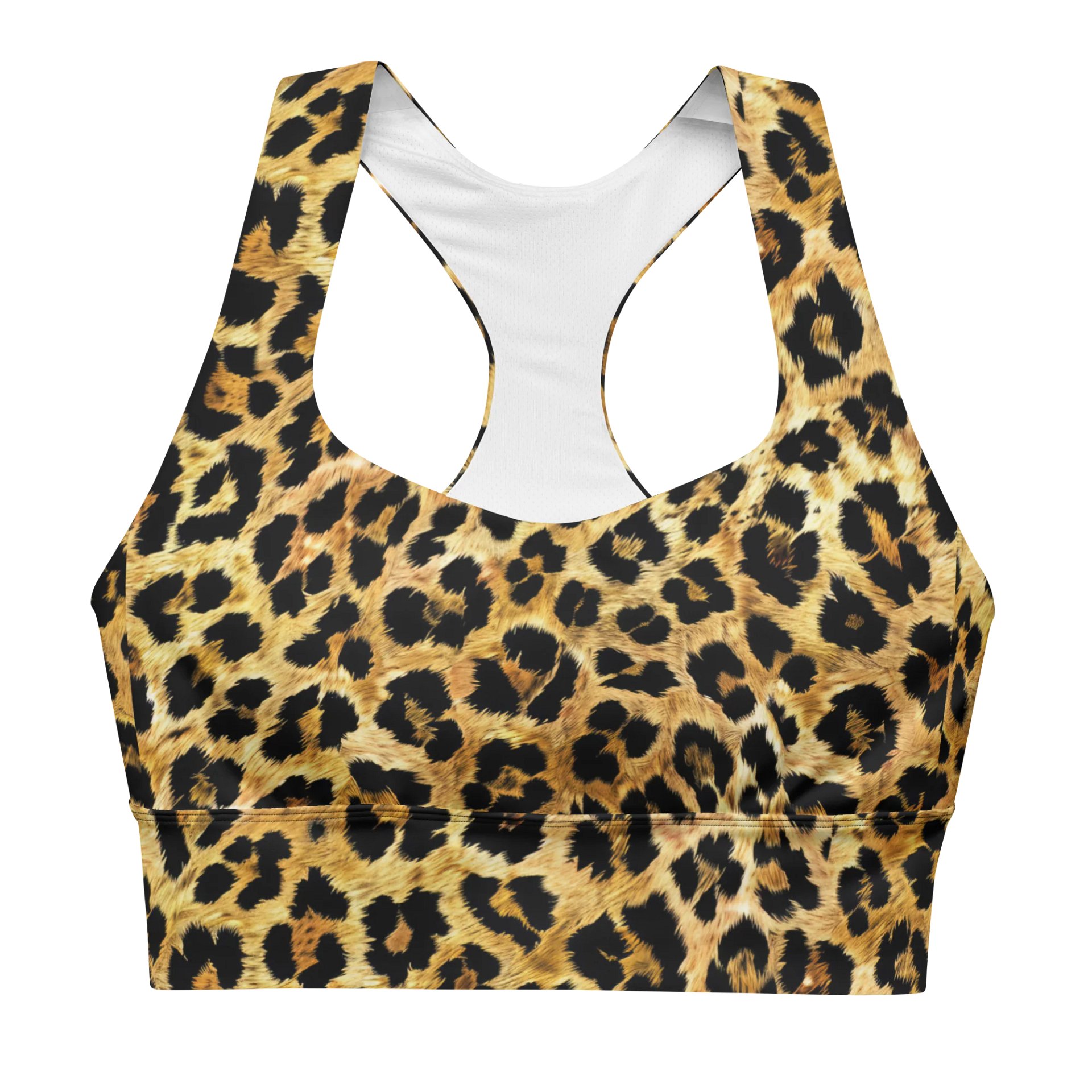 Untamed Leopard Print Sports Bra product image (1)