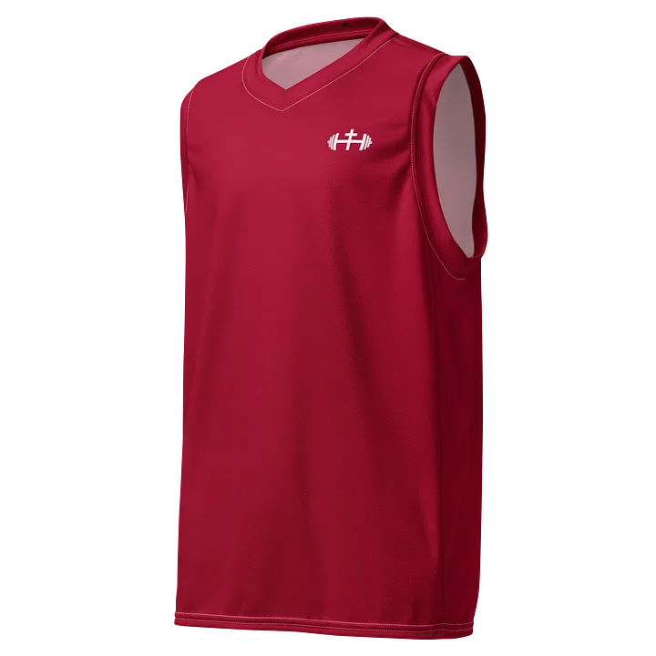 His House Performance V-Neck Muscle Tank - Red product image (2)