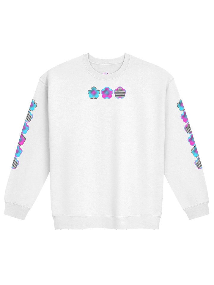 bunny flower trippy pullover product image (1)
