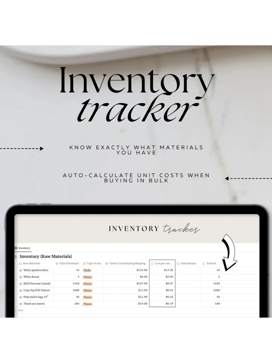 Product Pricing Calculator - Notion Template product image (2)