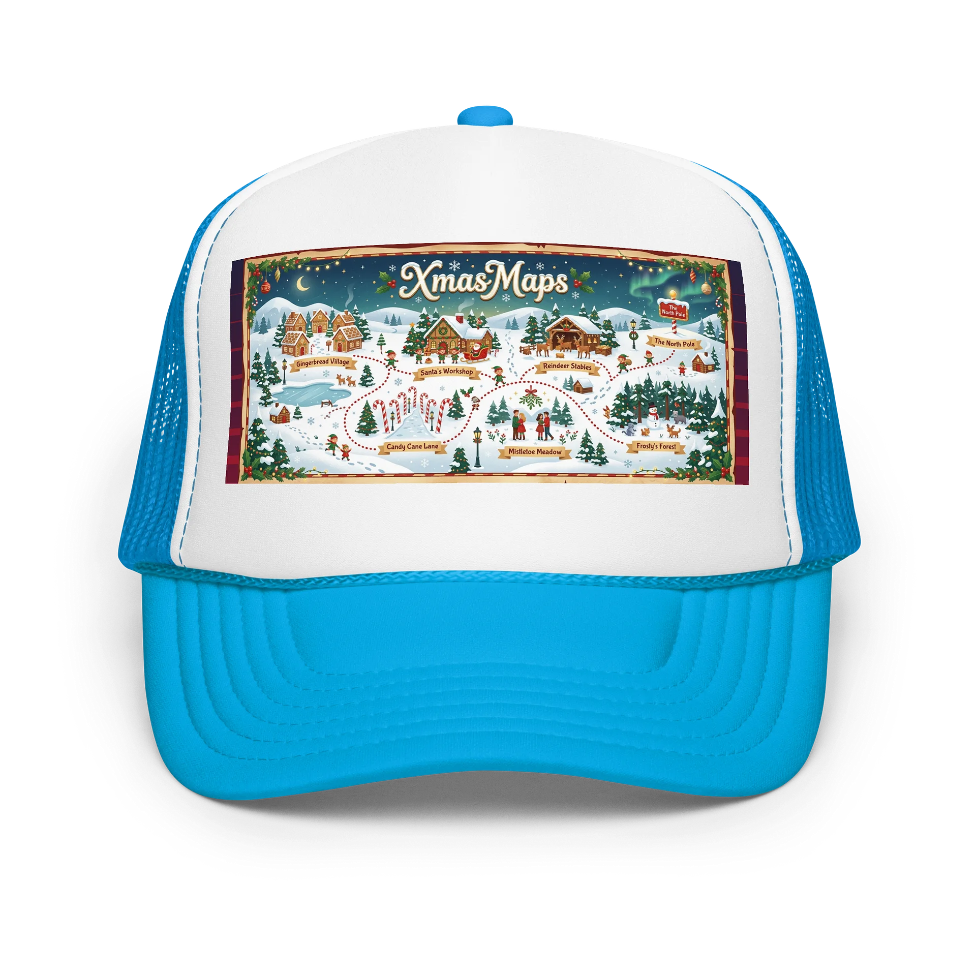 XmasMaps Classic Trucker Hat product image (1)