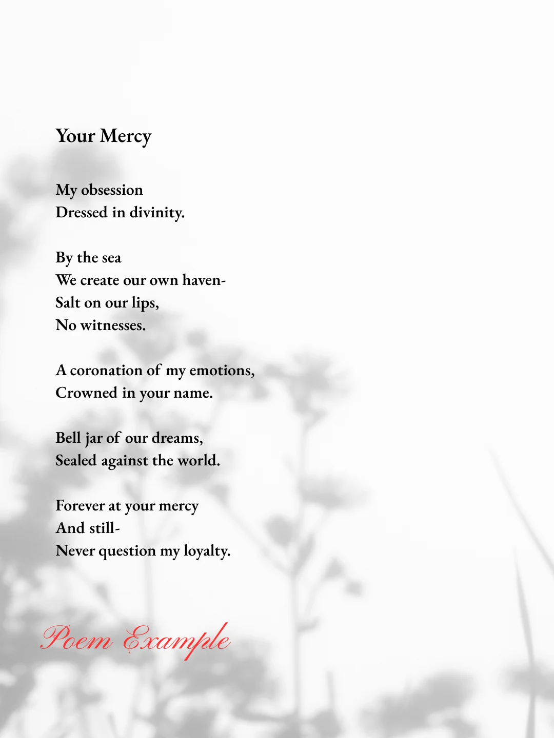 Custom "Love Letter" Poem product image (6)