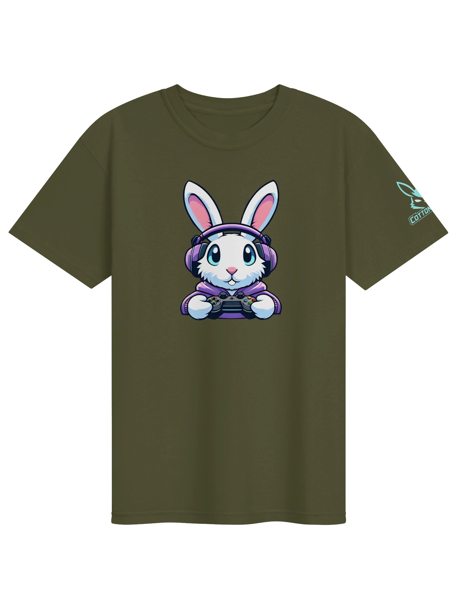 Purple Gaming Bunny Tee product image (89)