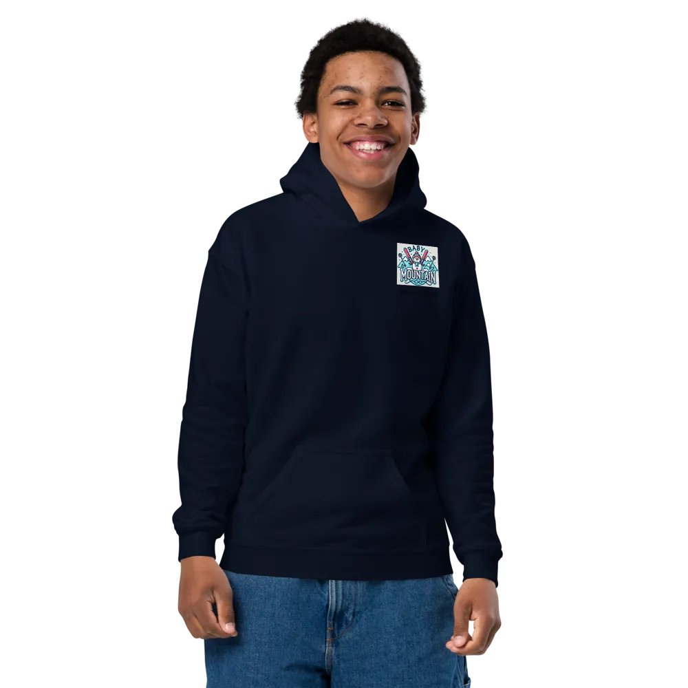 Snowman Slope Youth Hoodie - Whitefish, MT product image (4)