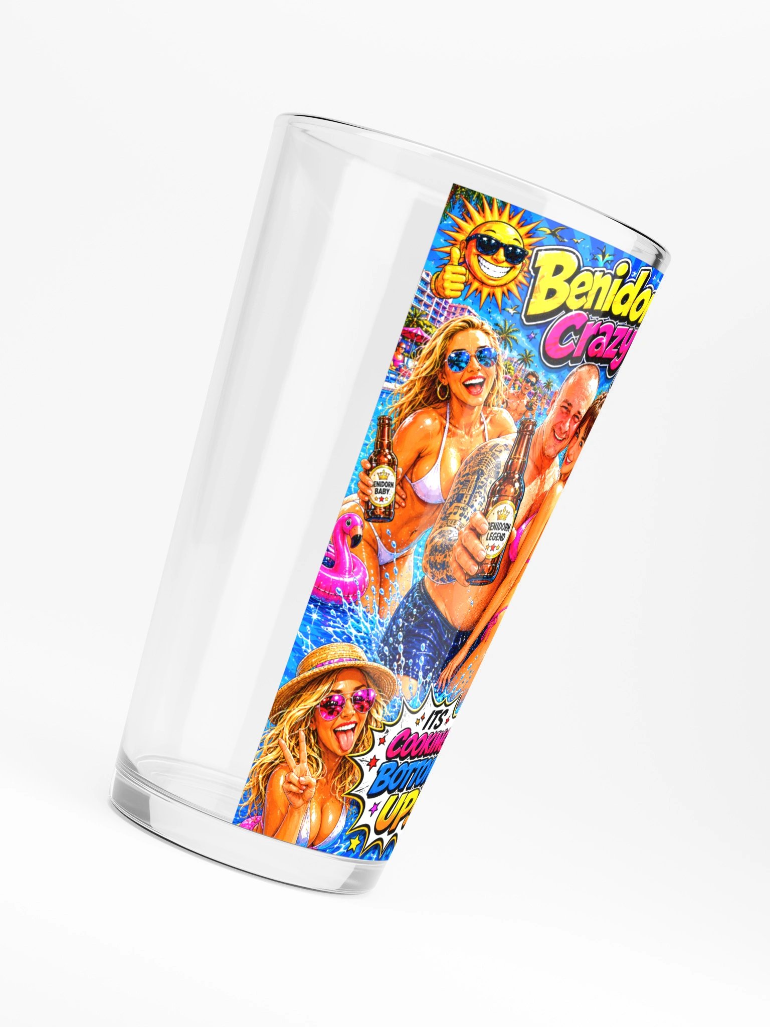 Benidorm Crazy E Pool Party Bottom Up Pint product image (6)