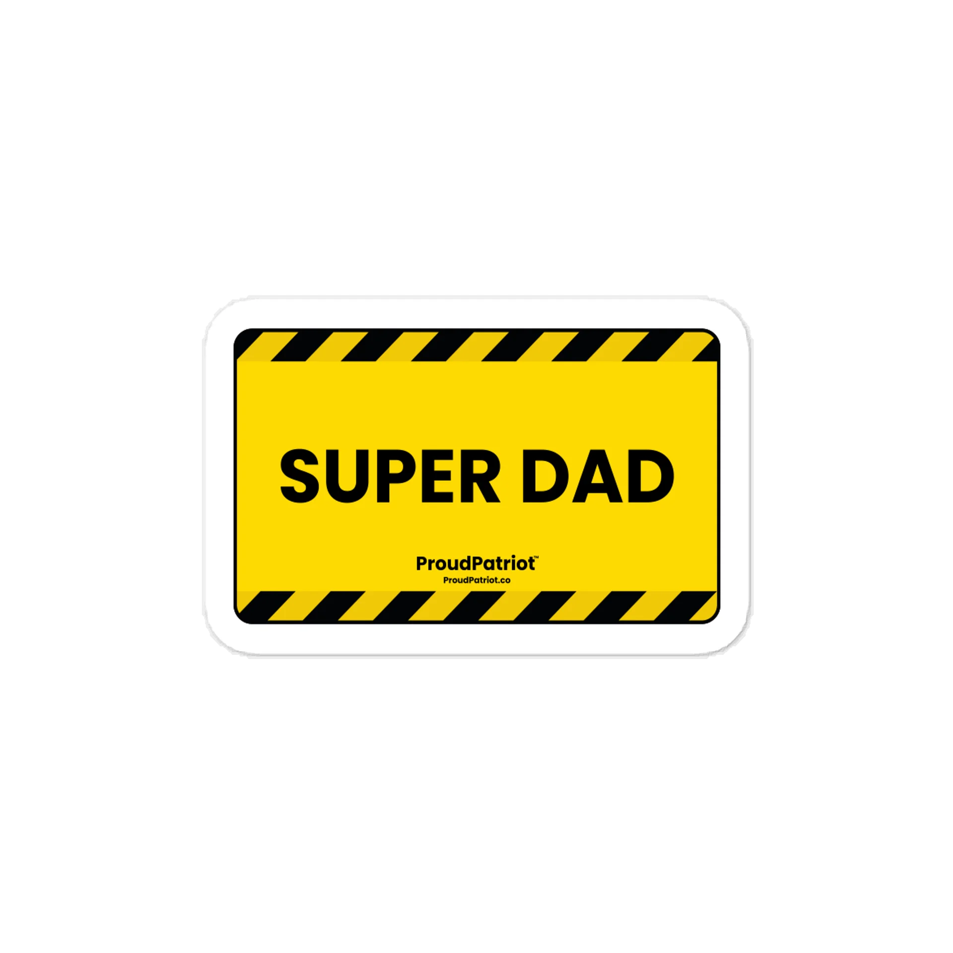 Super Dad Vinyl Sticker product image (1)