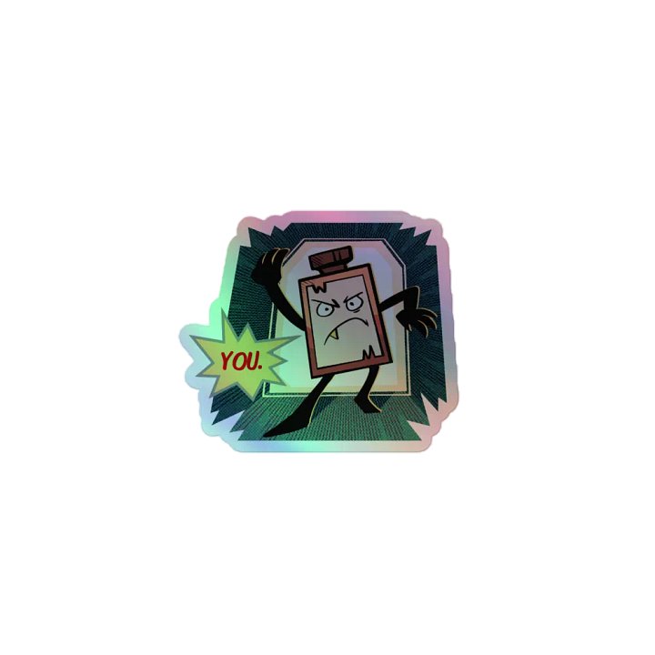 YOU. Holographic Sticker product image (1)