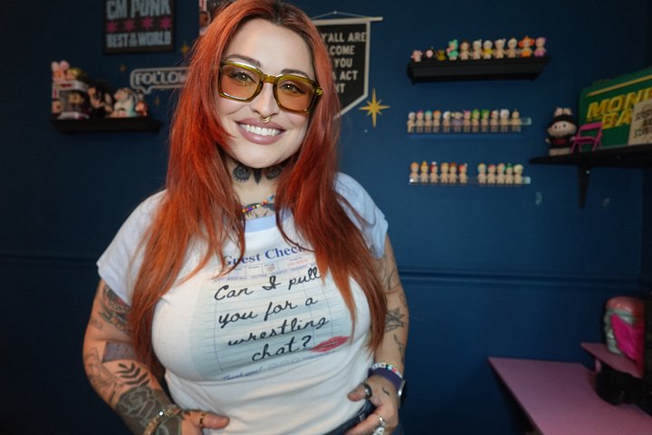 Can I Pull You For A Wrestling Chat? Baby Tee product image (2)