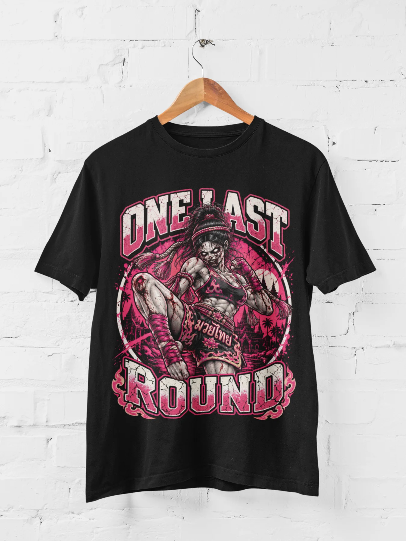 Muay Thai Female Halloween Tee product image (1)