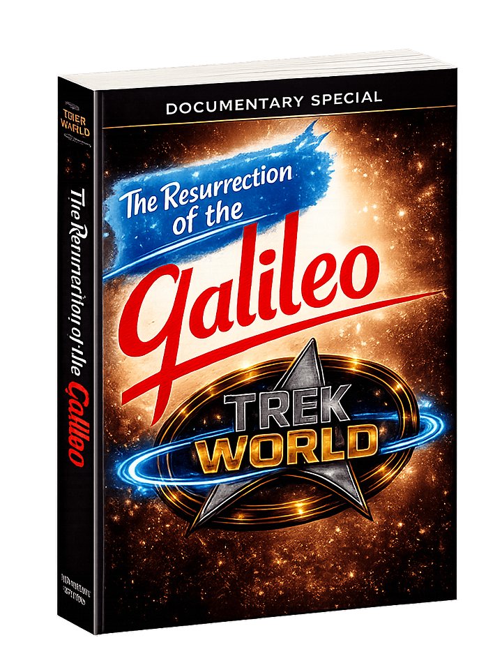 Pre-Order "The Resurrection of Star Trek's Galileo" Paperback book. product image (1)