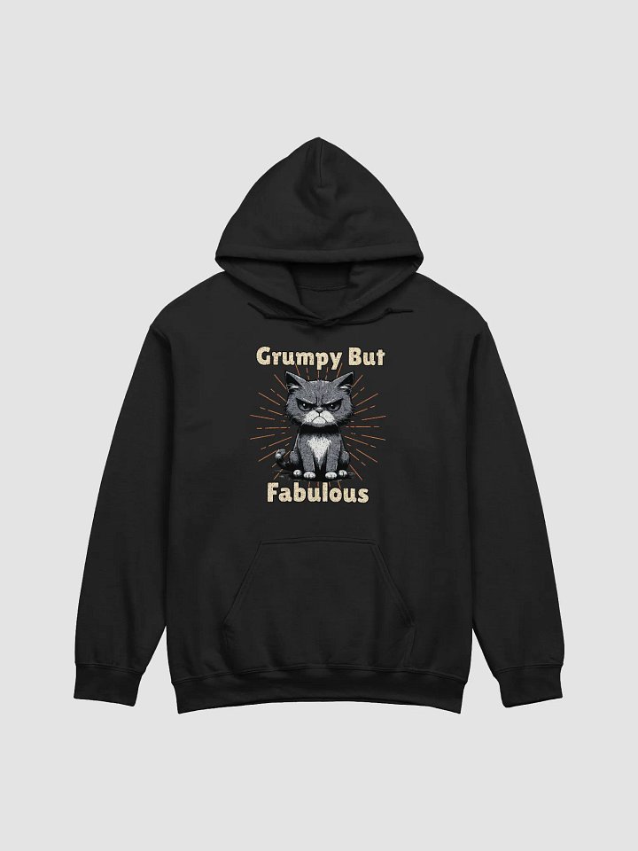 Grumpy But Fabulous Cat Hoodie product image (1)