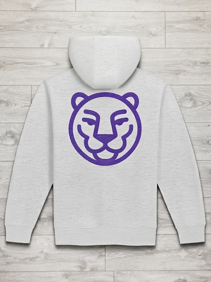 Purple Tiger Zip Hoodie product image (1)
