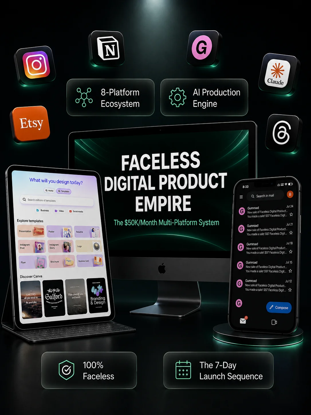 Faceless Digital Product Empire product image (1)