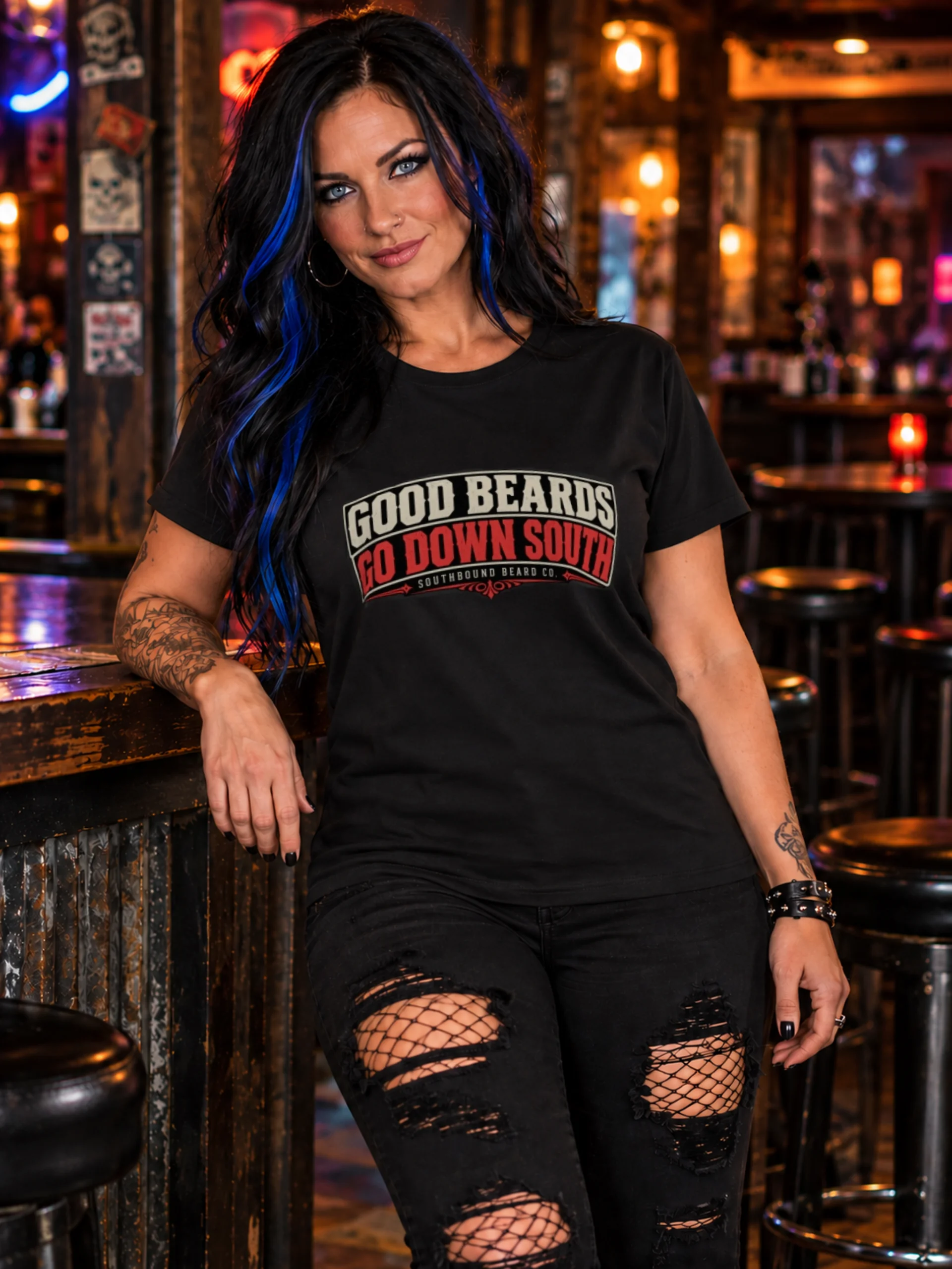 Good Beards Go Down South - Women's Tee product image (3)