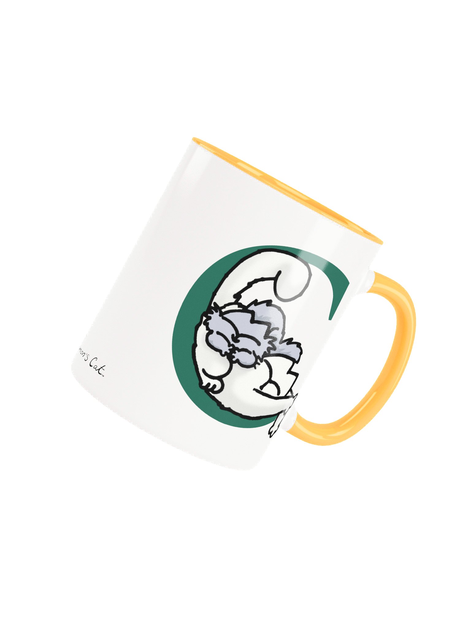 Cat Monogram Mug - C product image (4)
