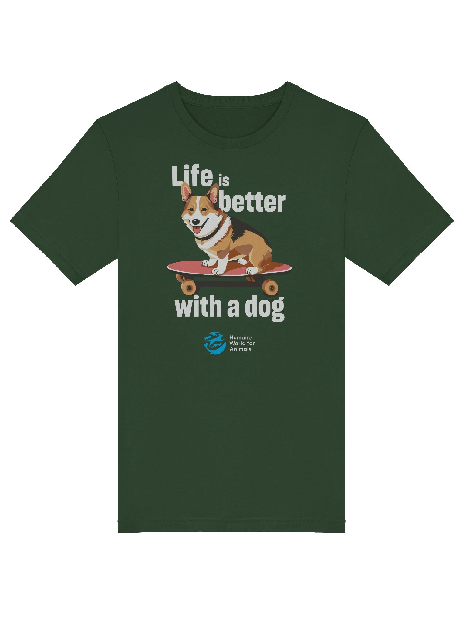 Life is better with a dog - T-shirt product image (3)