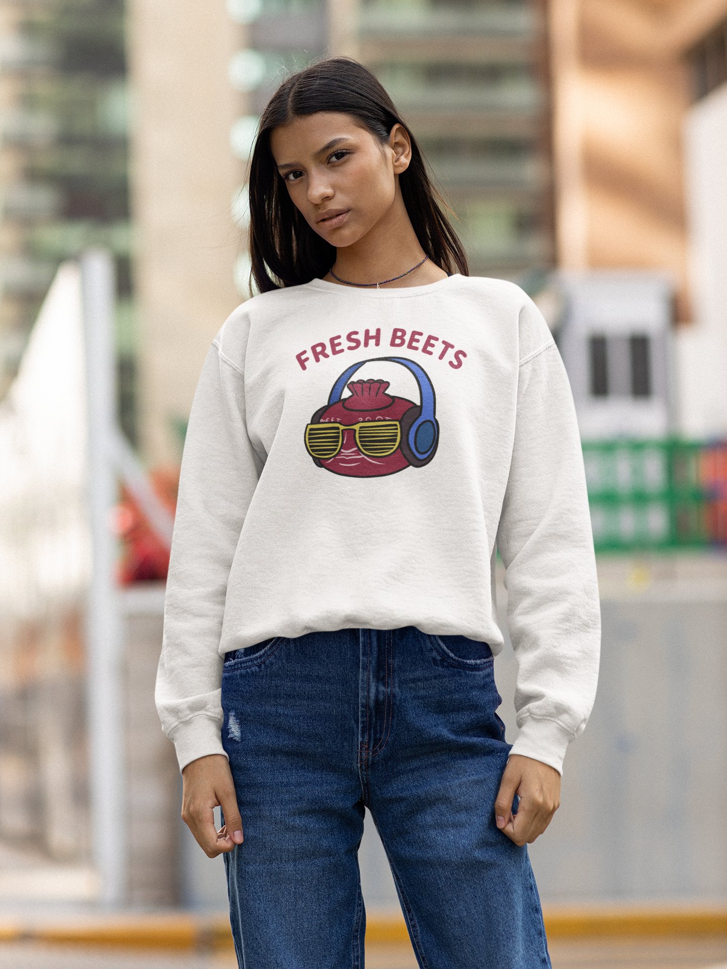Freshest Beets with Beet Poot classic sweatshirt product image (1)