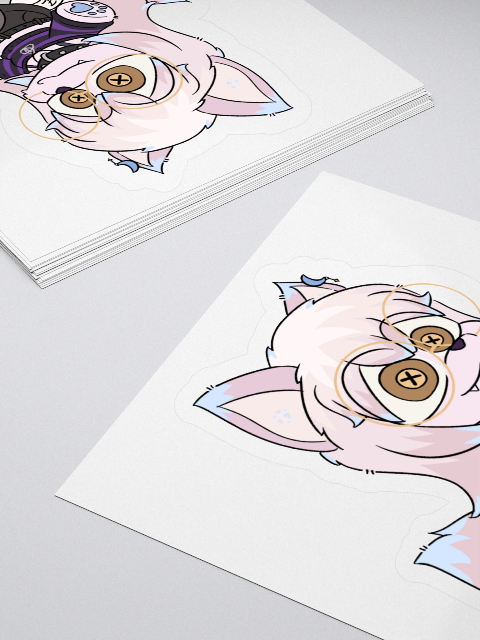 Lunazera Wolf Plushie Sticker product image (12)