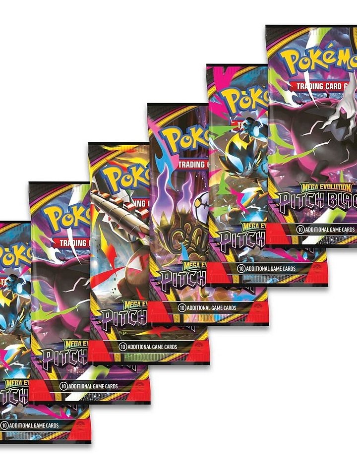 Pokémon TCG: Mega Evolution- Pitch Black Booster Bundle (6 Packs) product image (2)