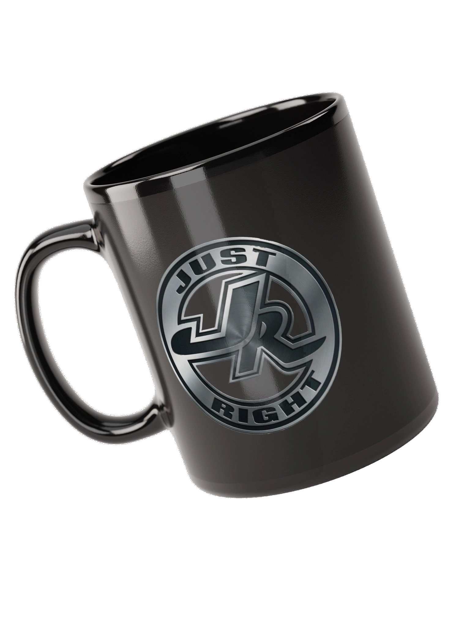 Just Right Fitness Logo Black Mug product image (9)