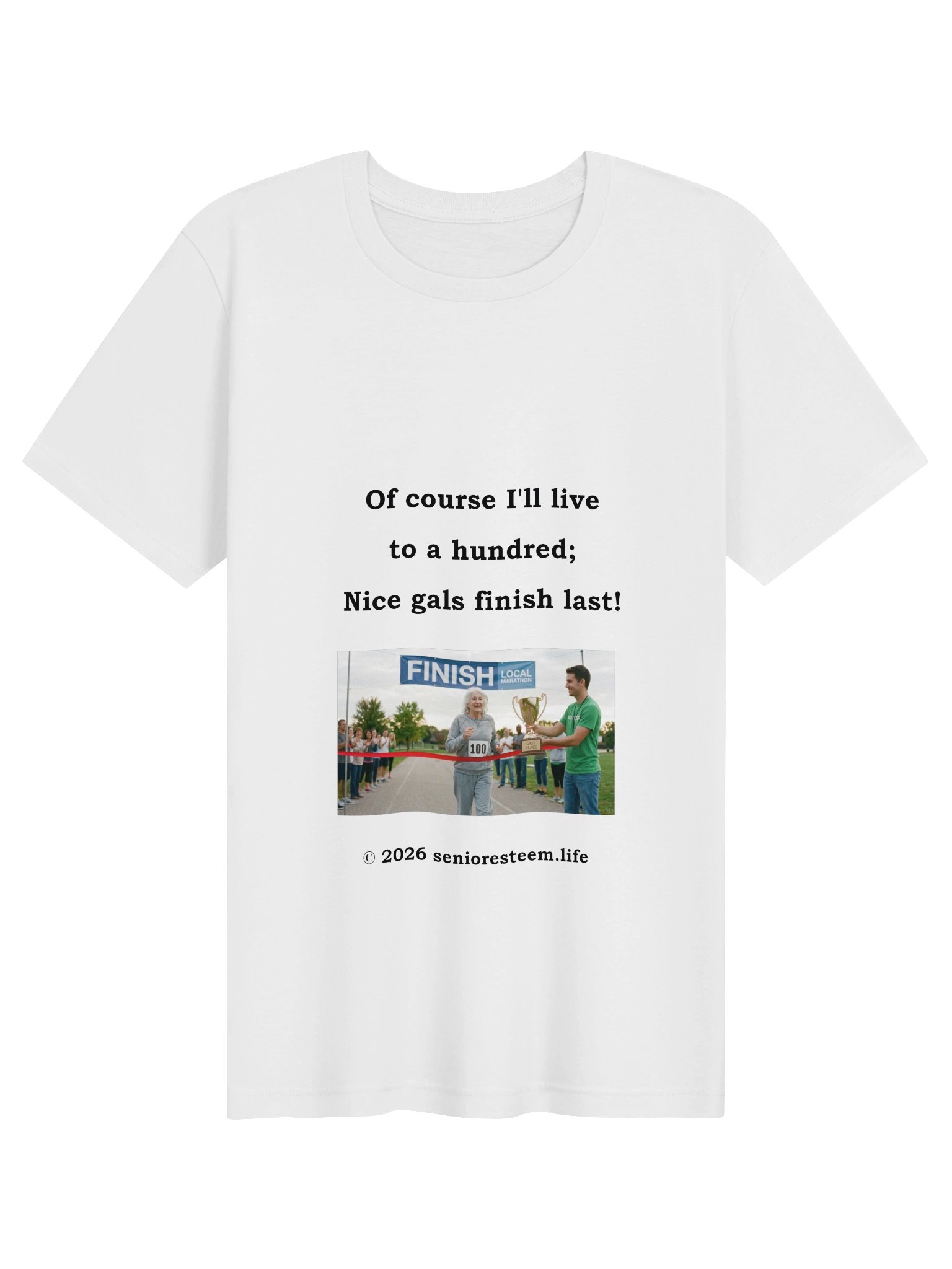Nice Gals Finish Last Light Colored T-Shirt product image (99)