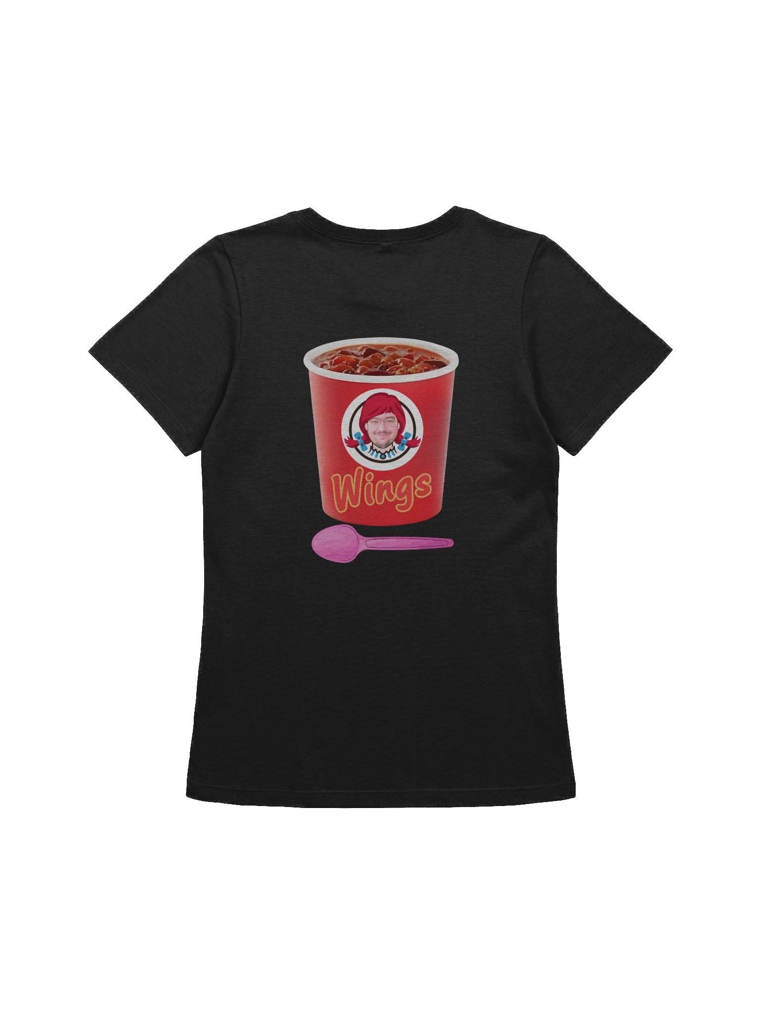 [WOR Shop] Wings Chili Cup - Women's Graphic Tee [white letters] product image (1)