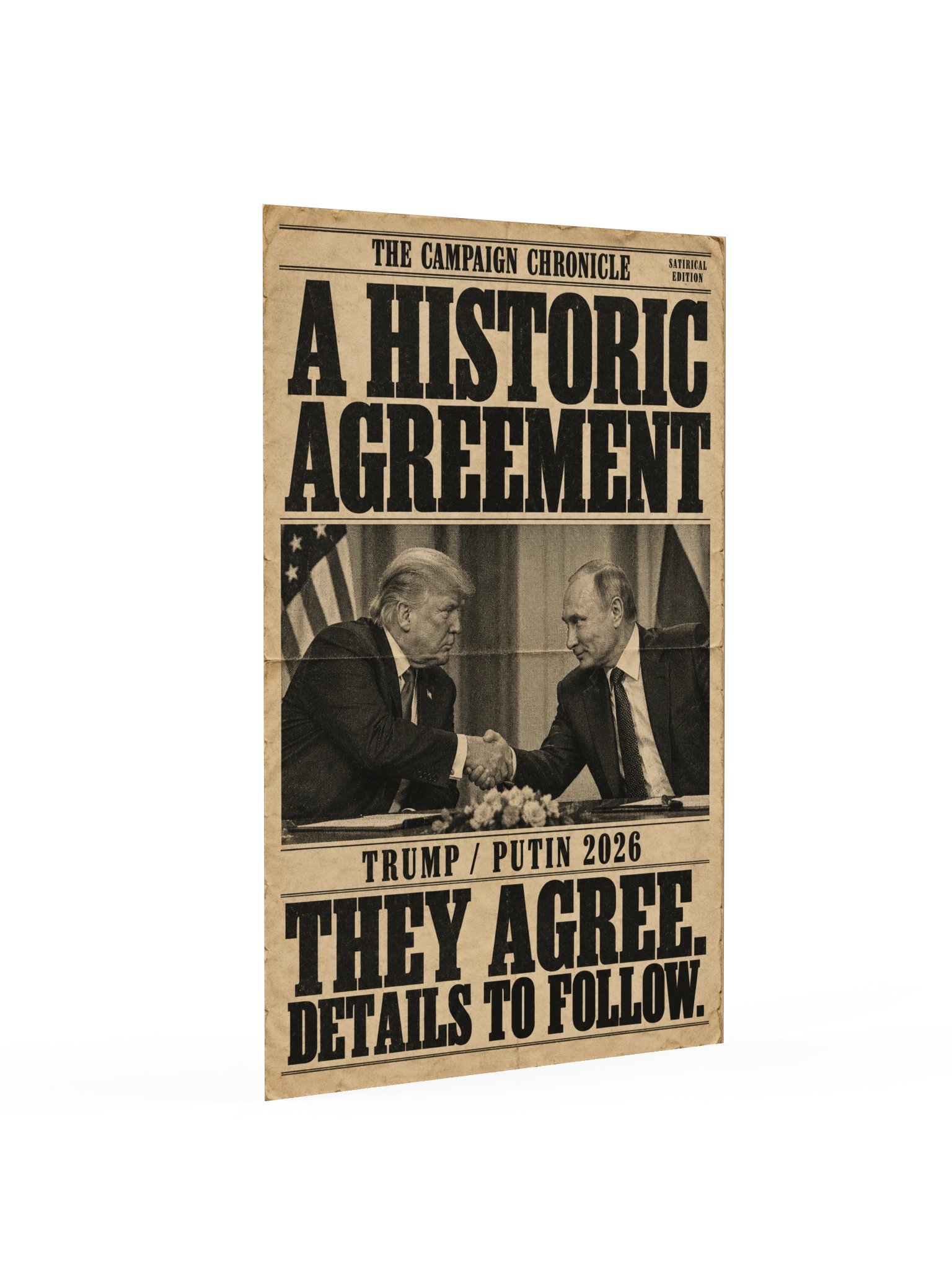 A Historic Agreement — Poster product image (2)