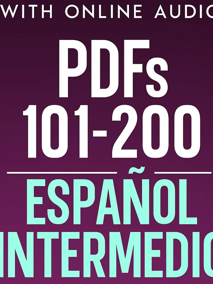 Español Intermedio 101 - 200 product image (1)