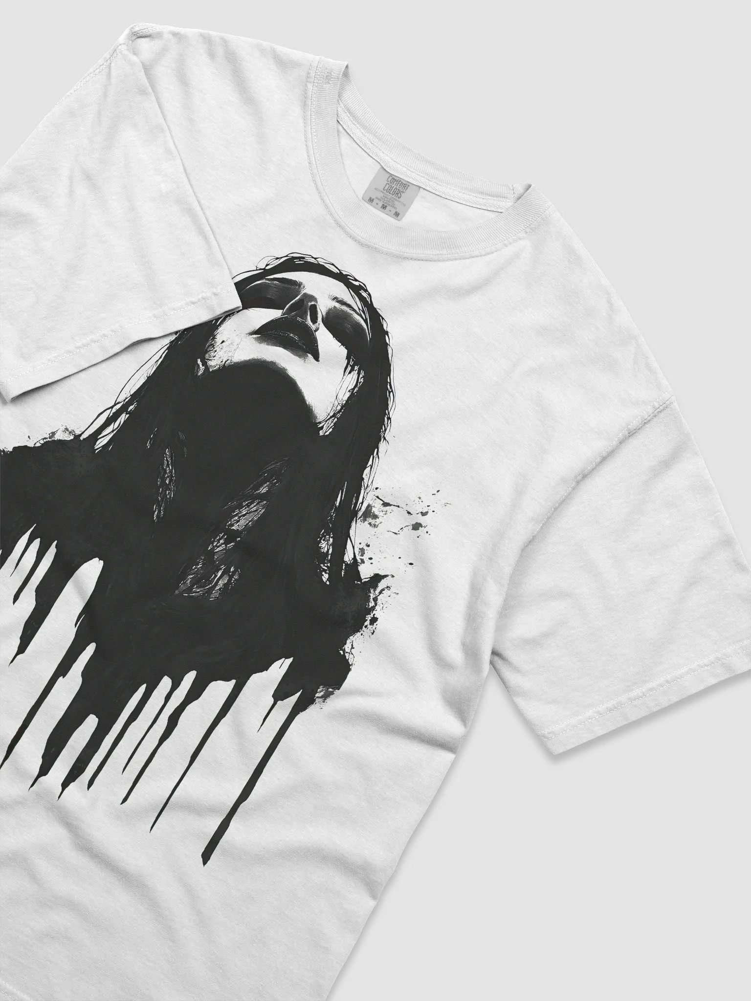 Dripping Dark Saint White Short-Sleeve Graphic T-Shirt product image (5)