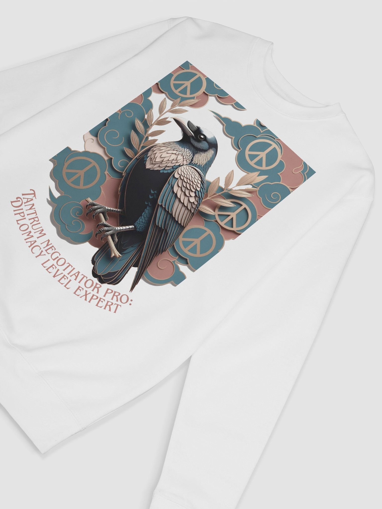 Raven Tantrum Mediator Sweatshirt, Diplomacy Expert Pullover, Sarcastic Mom Gift product image (6)