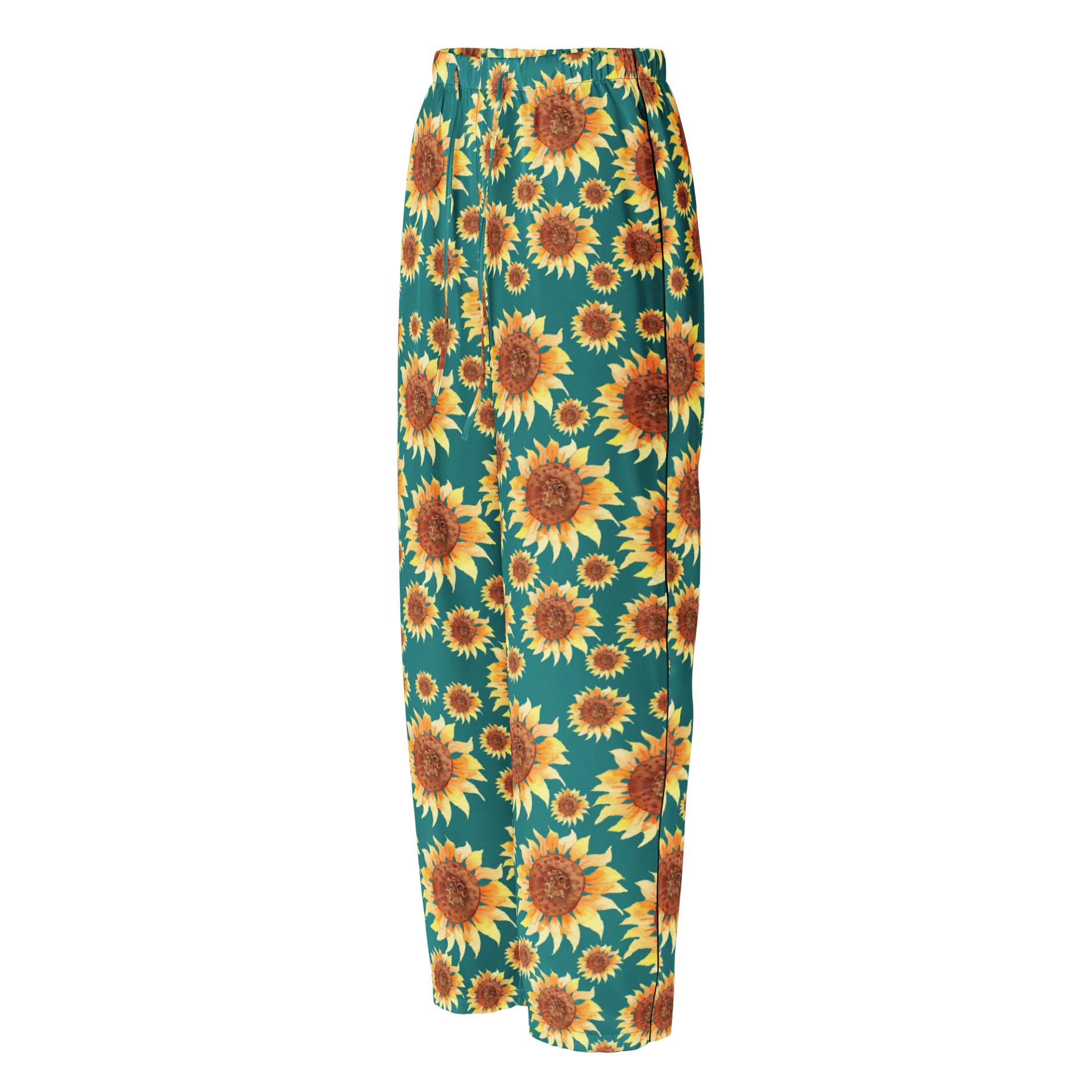 Sunflower Patterned Pajama Pants product image (1)