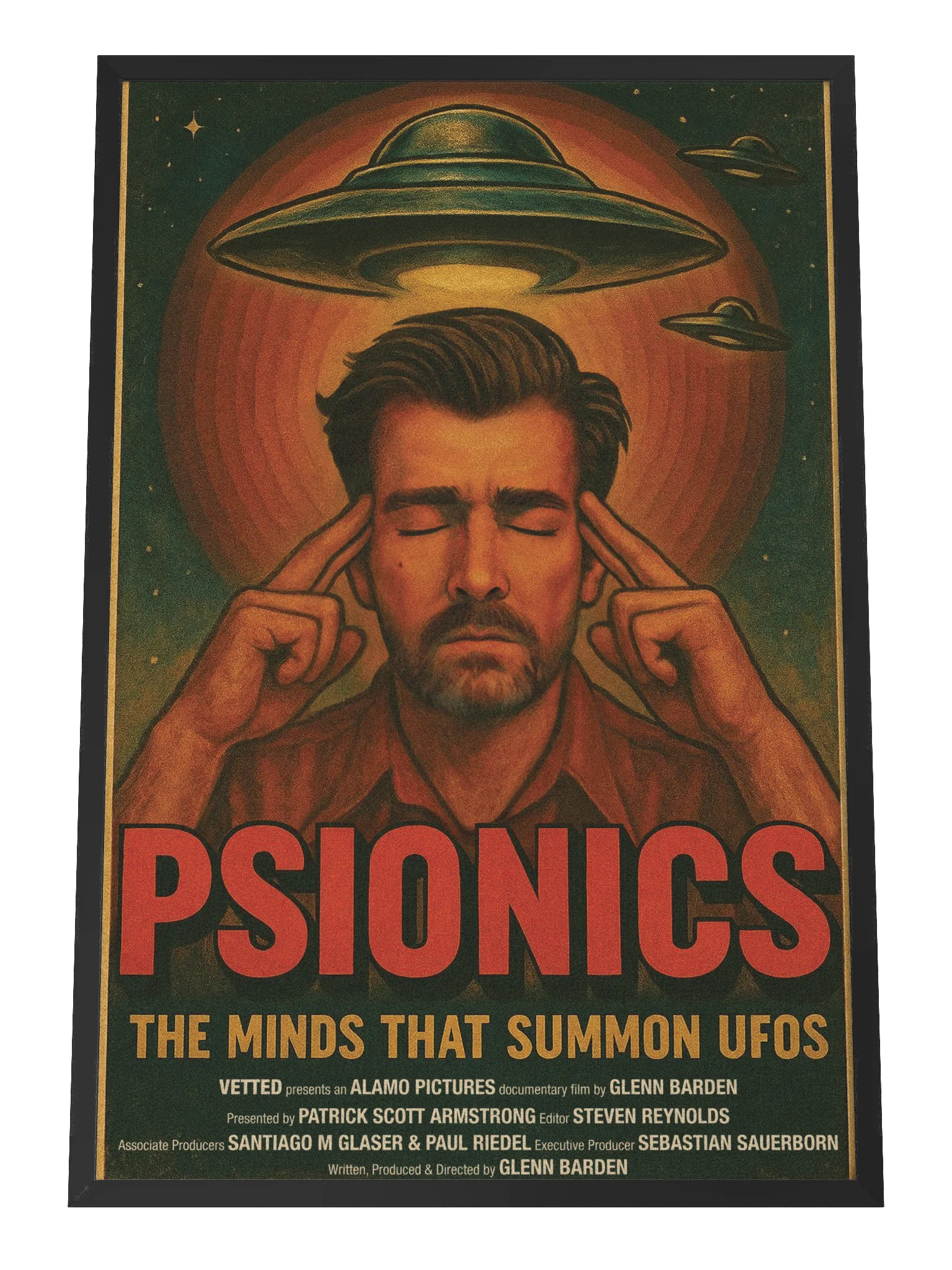 Psionics Movie Poster (With High Quality Frame) product image (1)