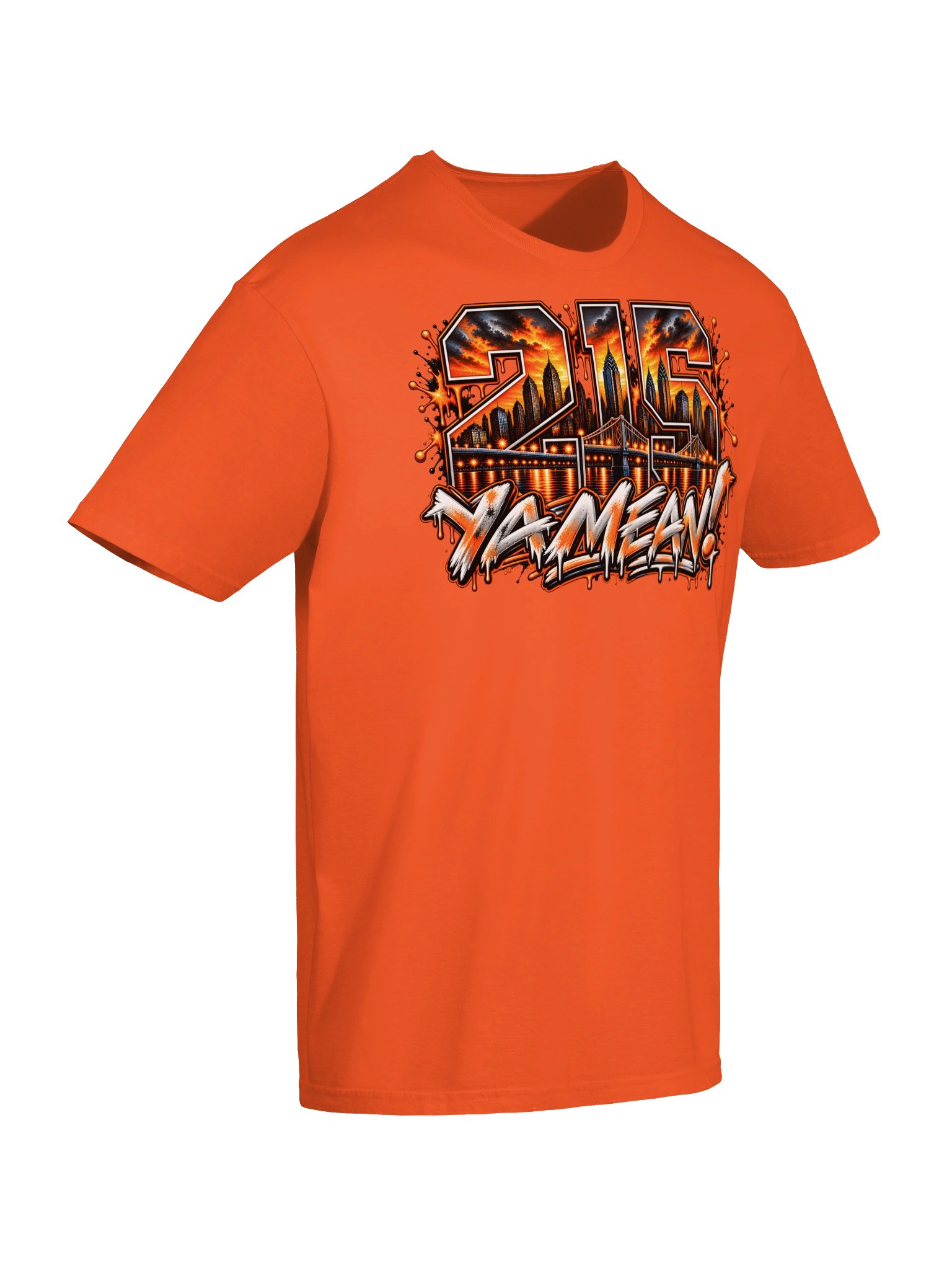 Philadelphia City Edition "215" Classic T-Shirt By Blacktop Brand product image (56)