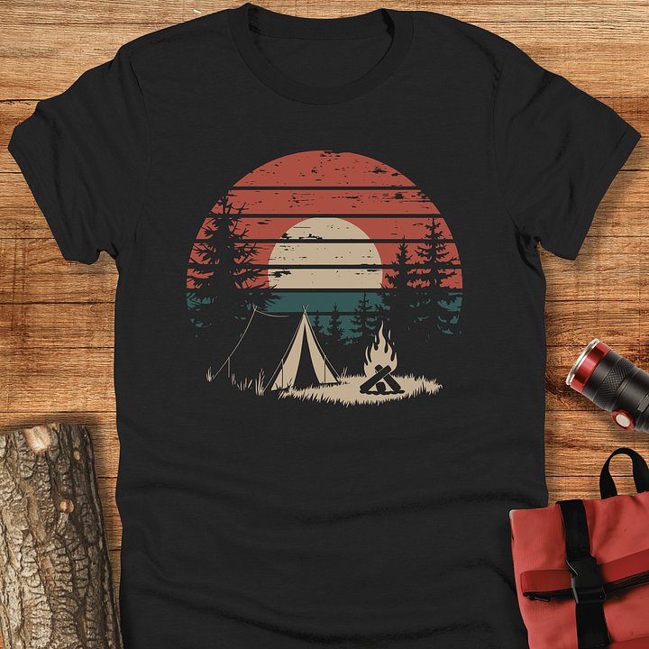 Vintage Camping t-shirt, Unisex product image (1)