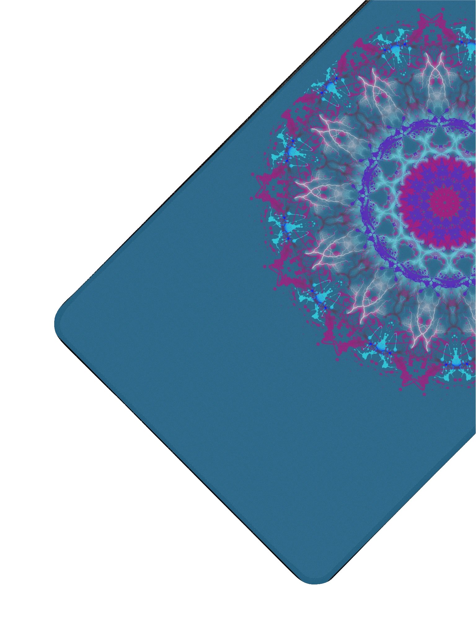 Psychedelic Kaleidoscope Desk Mat product image (3)