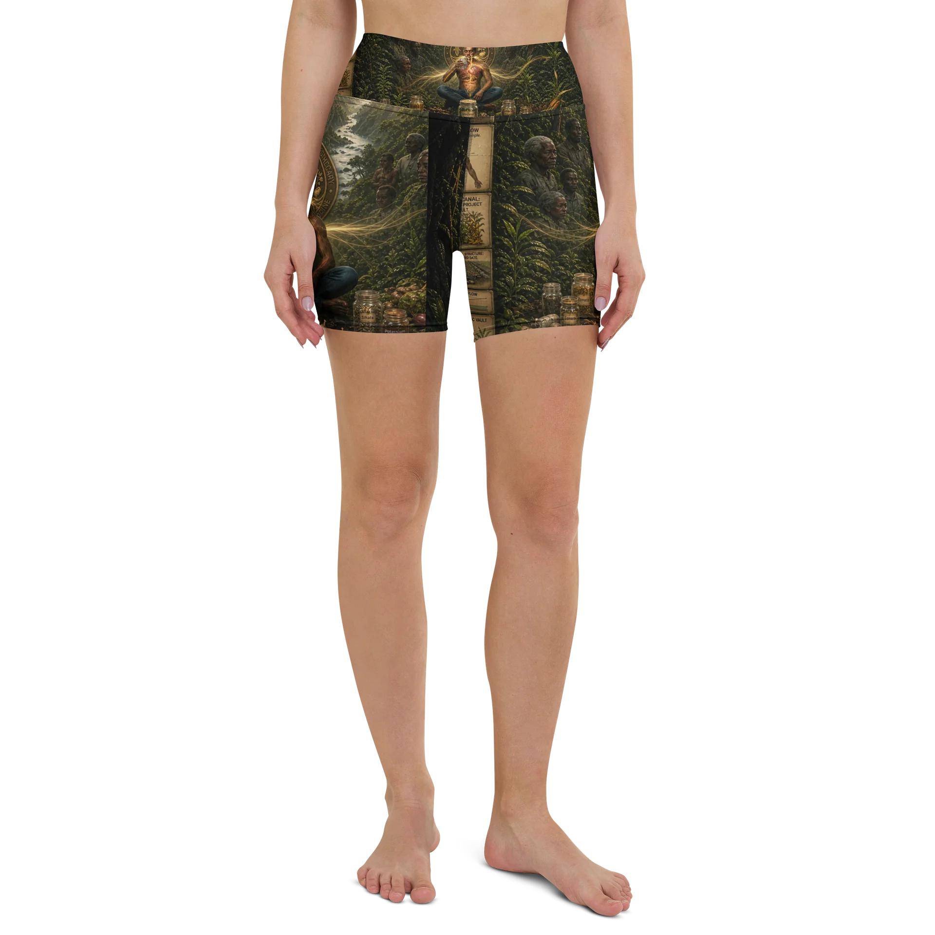 The Living Flow Yoga Shorts product image (2)