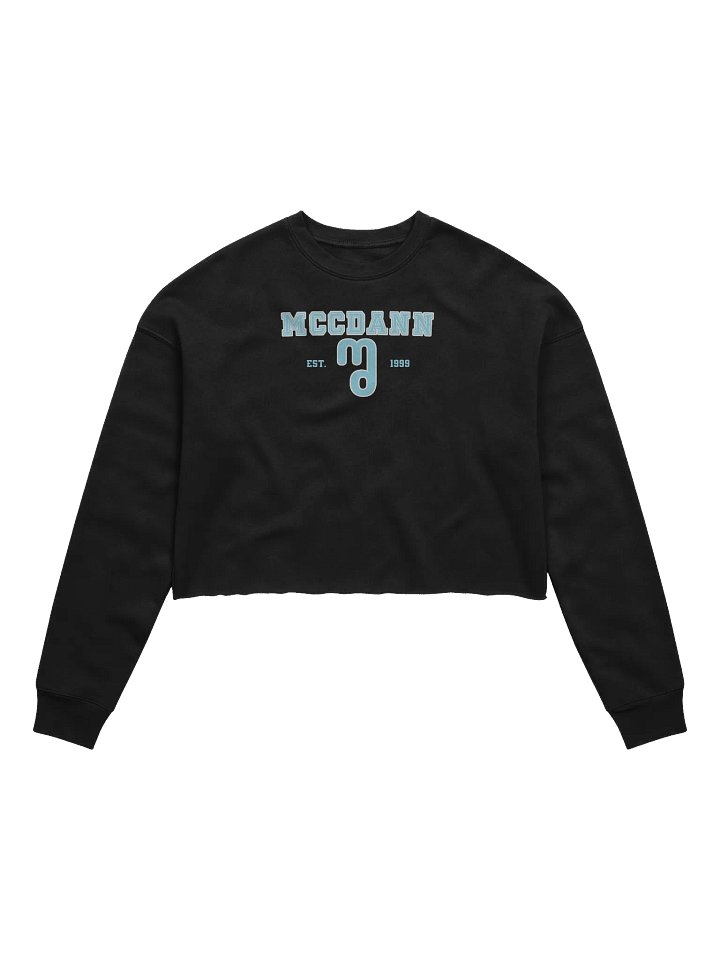 MccDann Collegiate Women's Fleece Crop Sweatshirt product image (25)