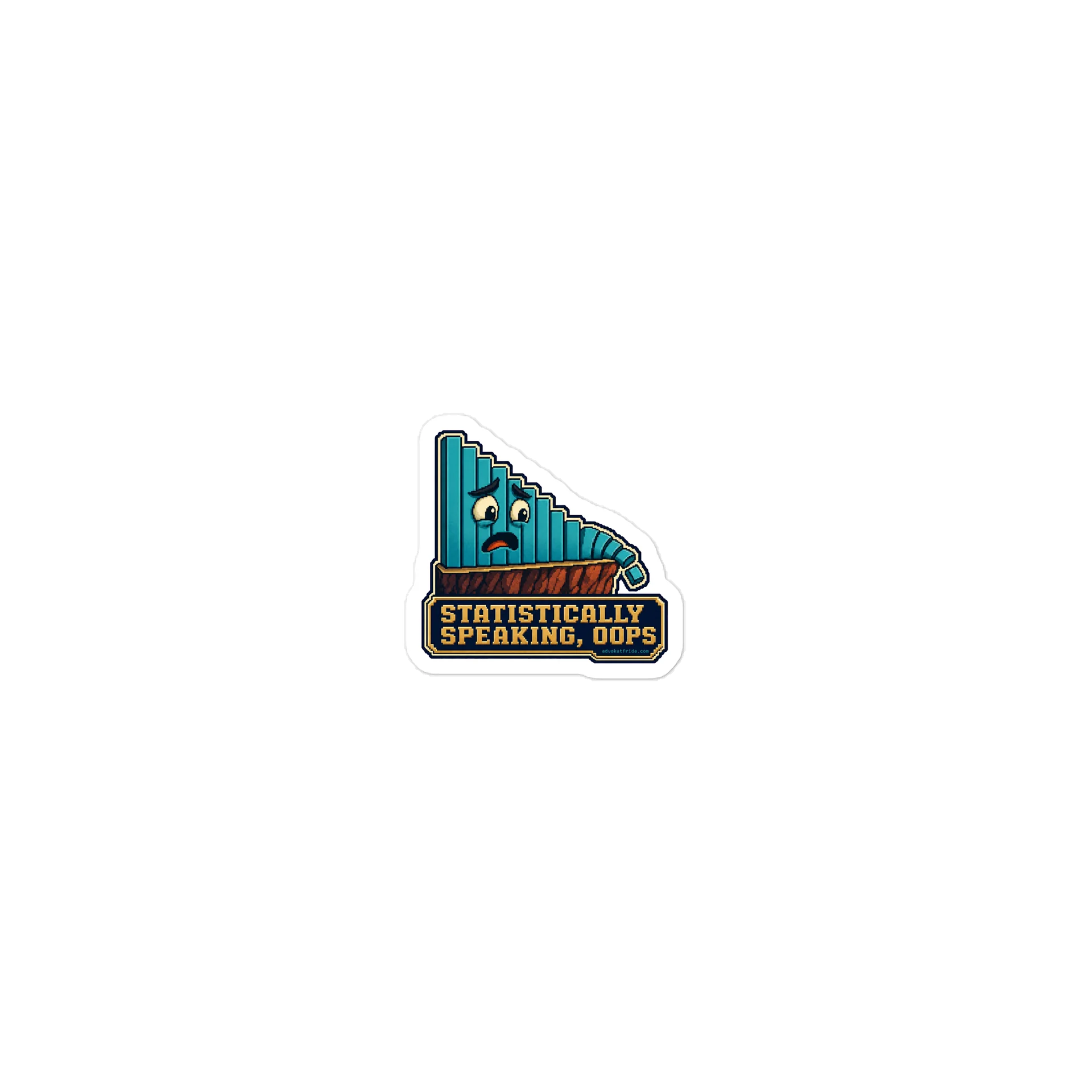 Statistically Speaking, Oops | 2-Inch Die-Cut Sticker product image (1)