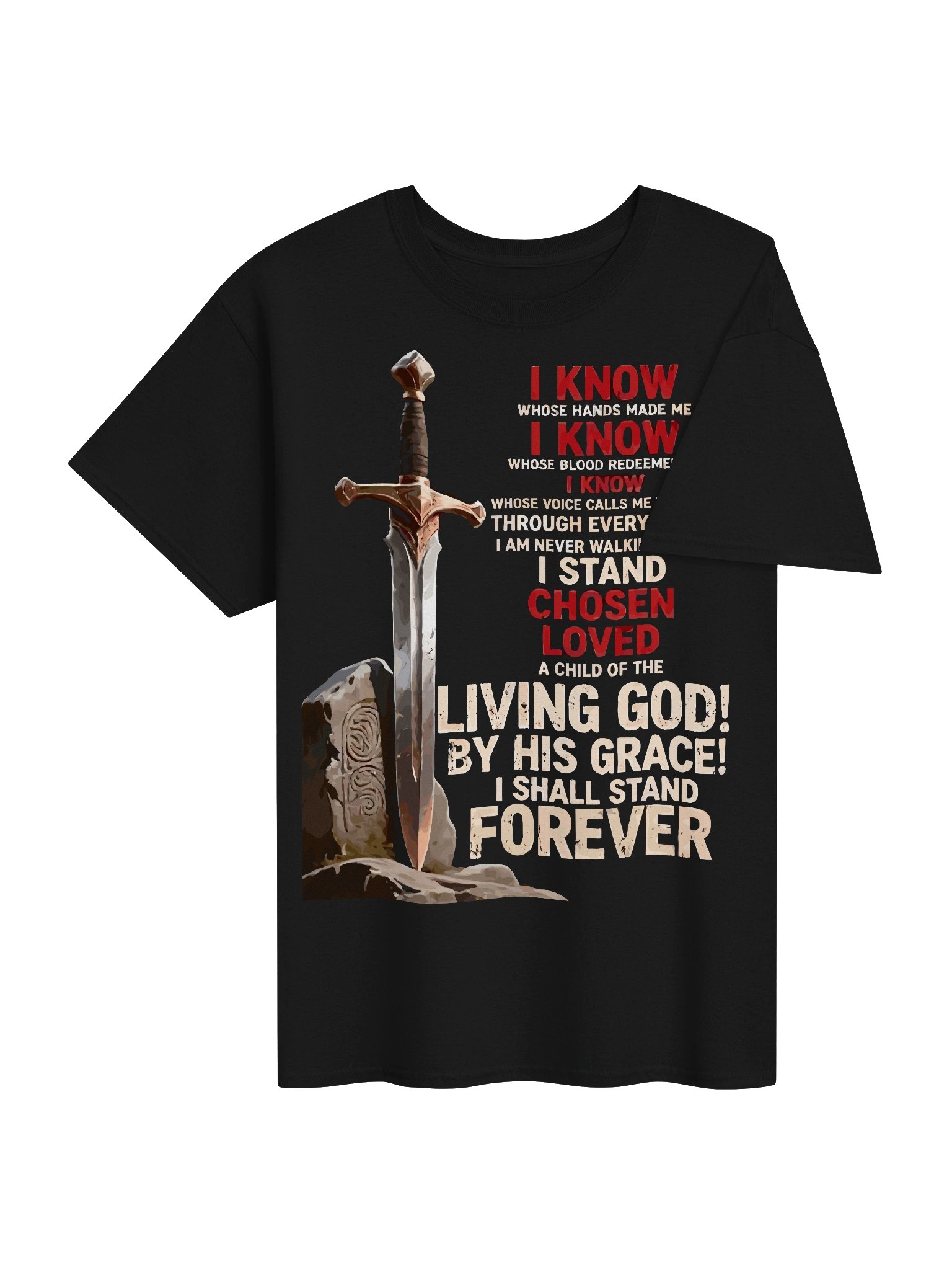 Chosen by Grace Christian Tee product image (4)