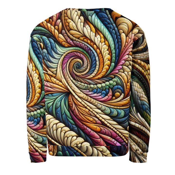 Colorful Patterns - All-Over Unisex Sweatshirt #18 product image (2)