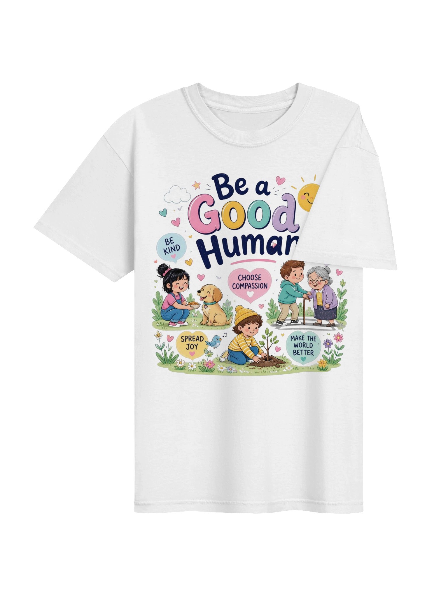 Be a Good Human Kindness Compassion Helping Scene product image (4)