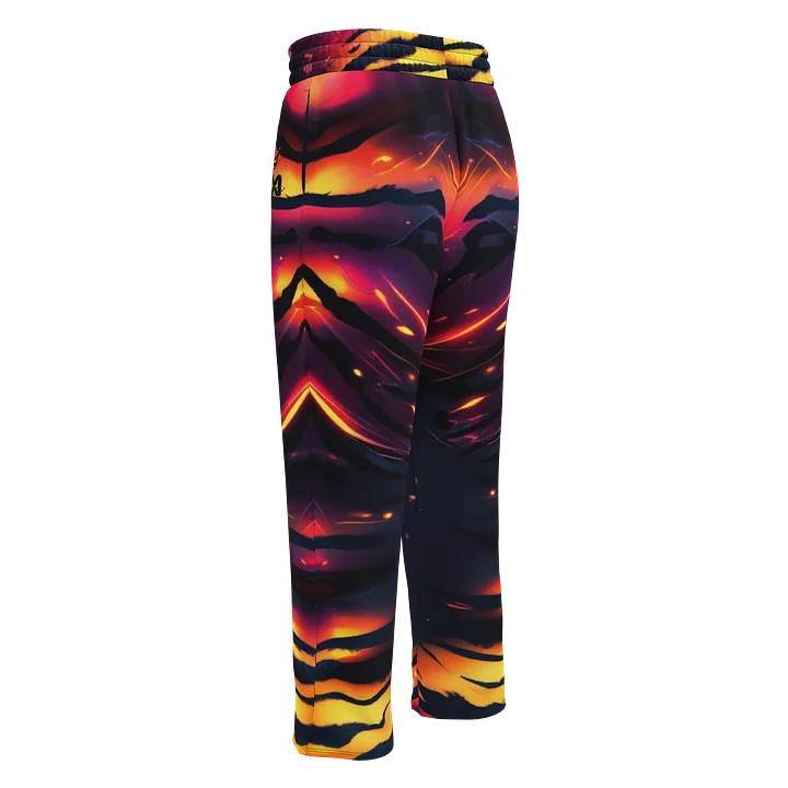 Neon Flame Wide-Leg Joggers product image (2)